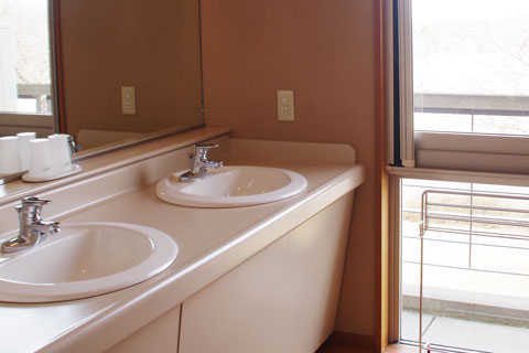 宿泊室和室洗面台